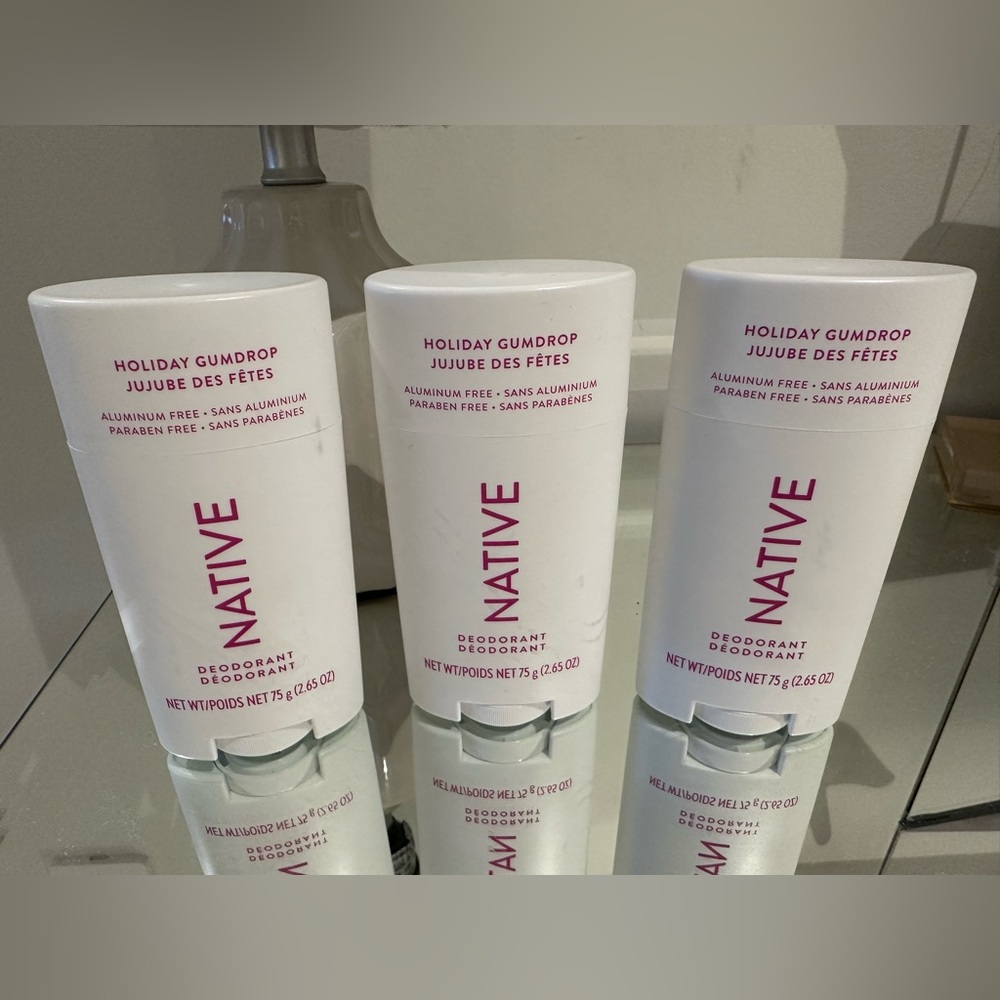 🍬 Limited Edition Native Holiday Gumdrop Deodorant Trio NWT